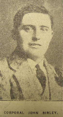 Private John Thomas Birley 11246 1st Kings Own Royal Lancaster Regiment Missing in Action 24th May 1915, aged 24. Lived at 154 New Hall Street - birleyjohnthomas11246