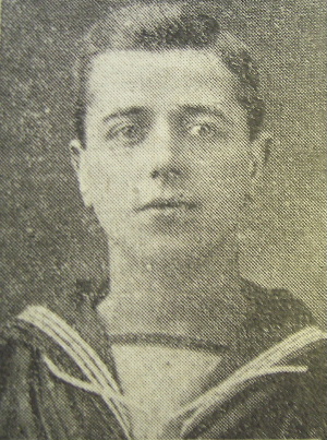 Wireless Operator Richard Holdsworth Z/99 Royal Naval Volunteer Reserve H.M.S. Achilles Died in a mine explosion 26th June 1918, aged 26 - holdsworthrichardz99